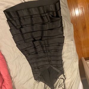 Bcbgmaxaxria - black dress - 4